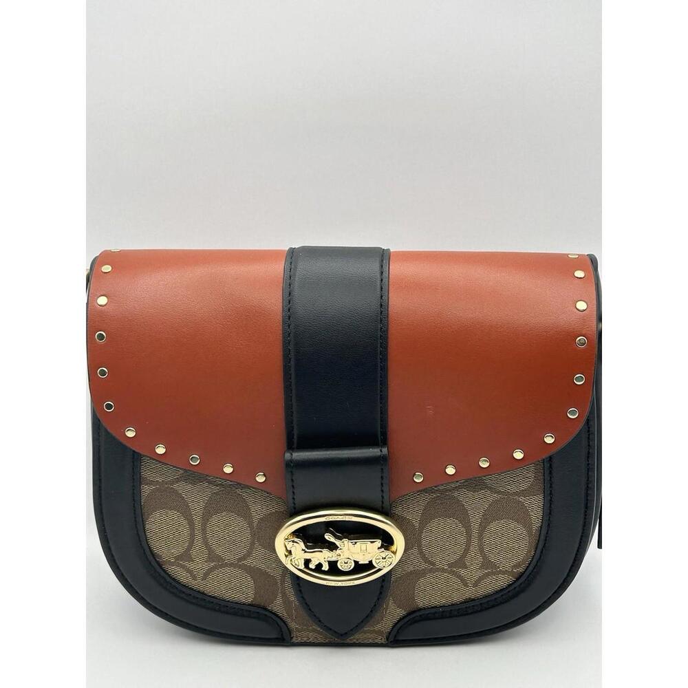 Coach C3593 Handbag Small Size - Brown